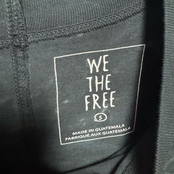 Free People Be Free Tie Dye Tee Charcoal Gray Size Small Like New Retail $58 - Picture 7 of 7